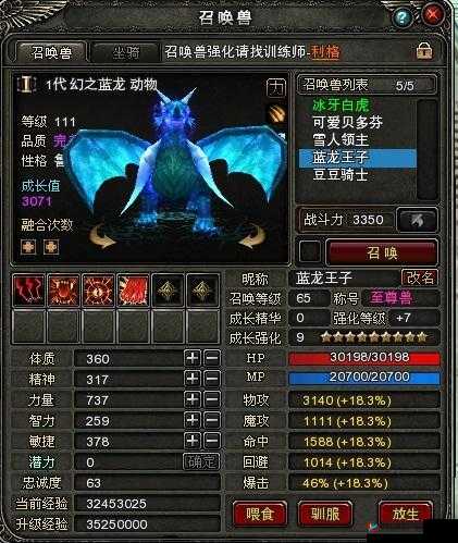 神鬼传奇手游，十二星座召唤兽之水瓶座在资源管理中的重要性及策略