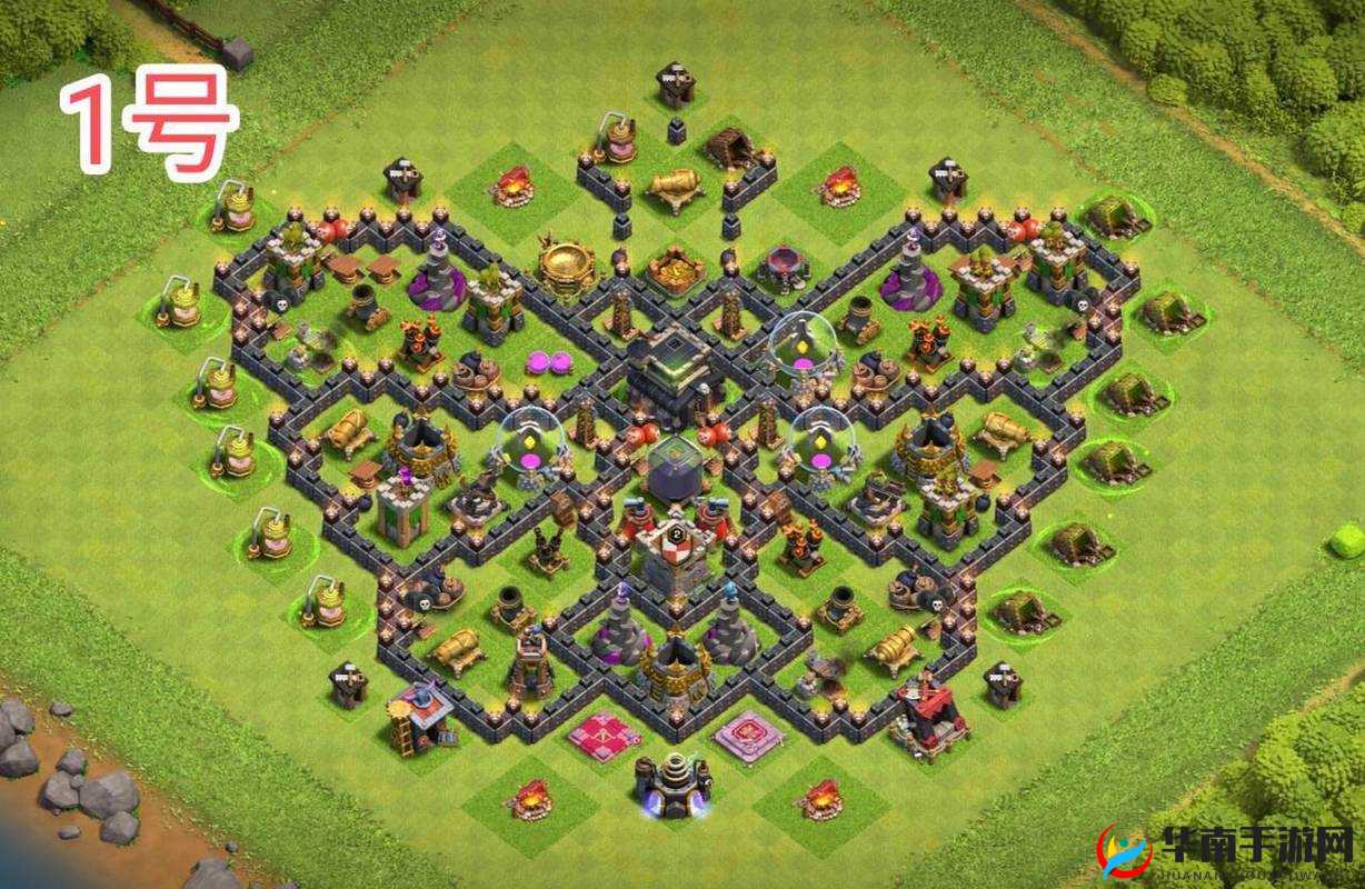 部落冲突九本原创部落战阵型与改进陷阱阵分享