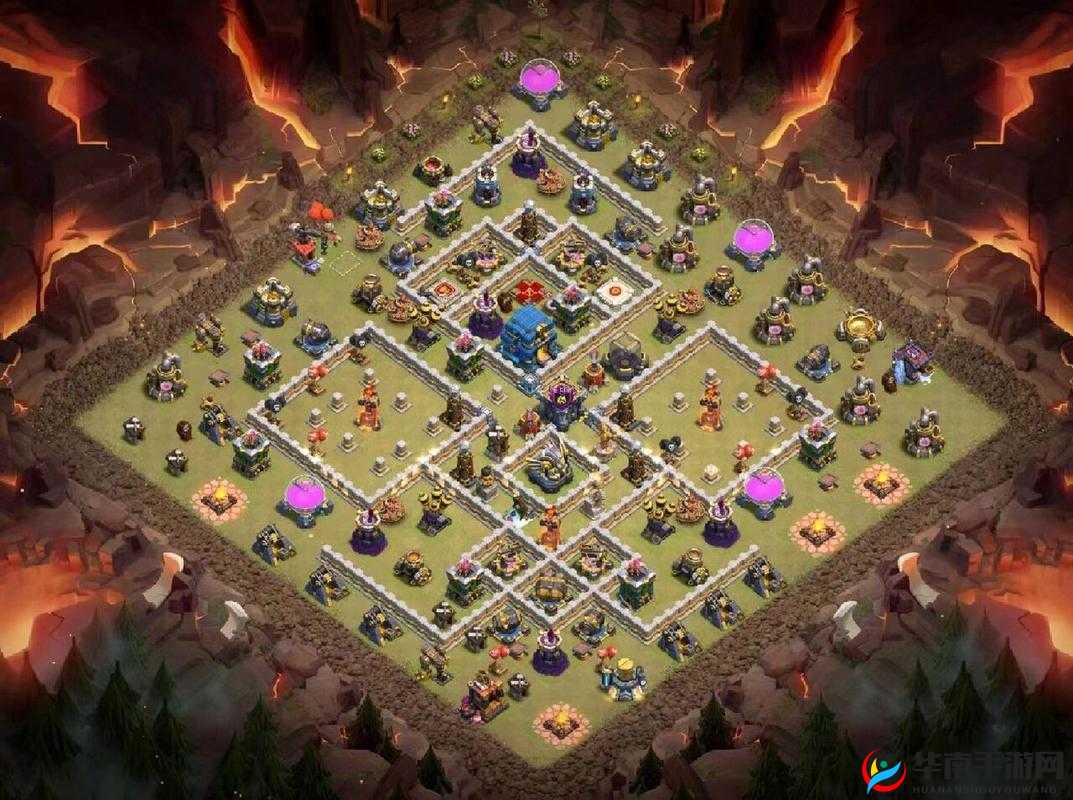 部落冲突九本部落战好阵分享,不满防顶住6次进攻