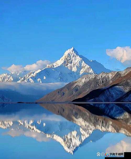 高耸的雪峰衬着巨大的蓝天对吗：探寻自然的壮美奥秘