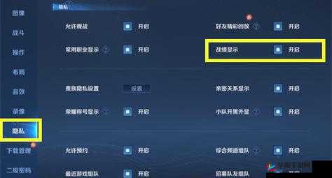 王者荣耀历史战绩隐藏秘籍，保护你的游戏隐私