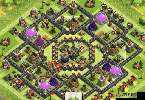 部落冲突九本实用护黑阵分享,黄金水晶杯适用的资源管理艺术