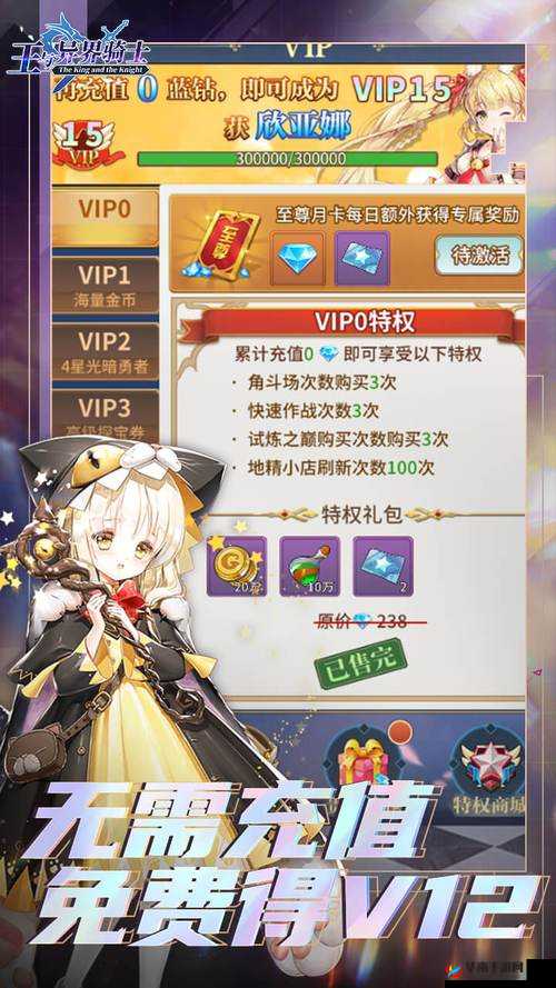 王与异界骑士手游新手入门级讲解分析，资源管理的艺术