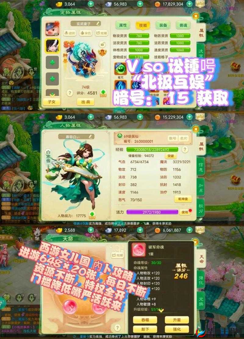 西游女儿国基础系统玩法技巧详解