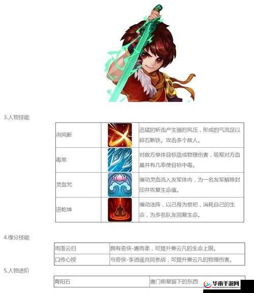 仙剑奇侠传3D回合姜承门派技能介绍