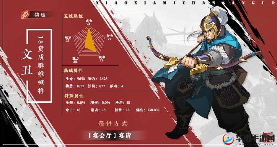 可以这很三国手游猛将文丑技能属性全面解析