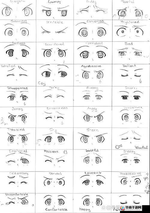 眼部画法教程：教你画出各种动漫人物的眼睛