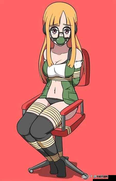 女孩绳子固定后戴上口球：被缚的爱与羞涩