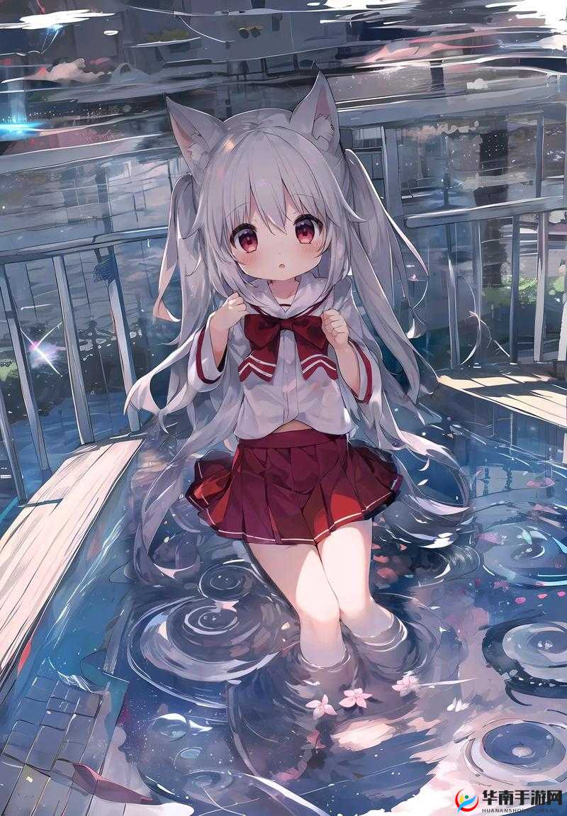 卡通人物可爱少女：梦幻之旅中的纯真与欢笑