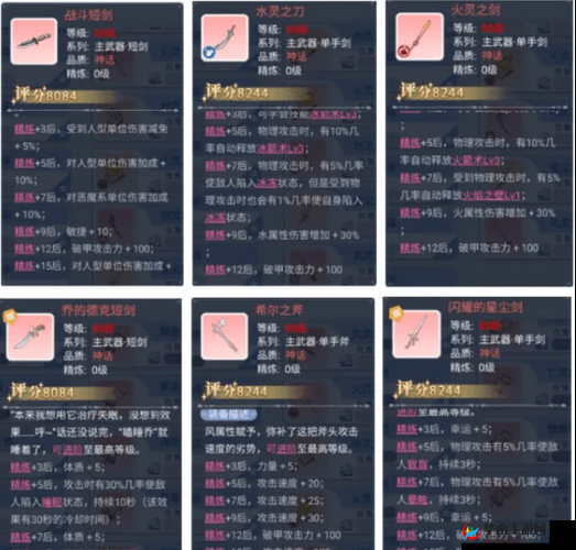 仙境传说RO手游，狂击之剑，属性与合成全揭秘