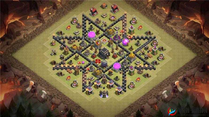 关键词，部落冲突9本绝妙设计迷宫阵