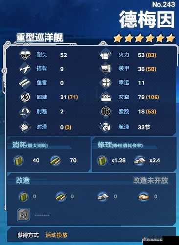 战舰少女R雾岛3星战巡属性图鉴全面分析，资源管理视角下的深度剖析