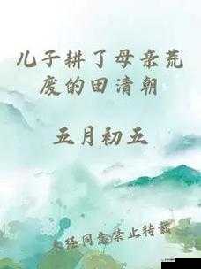 儿子耕了母亲荒废的田清朝:一段引人深思的特殊家事