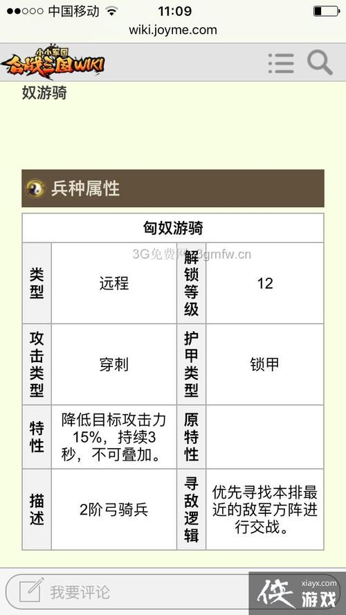 小小军团合战三国吕布名将属性全面详解