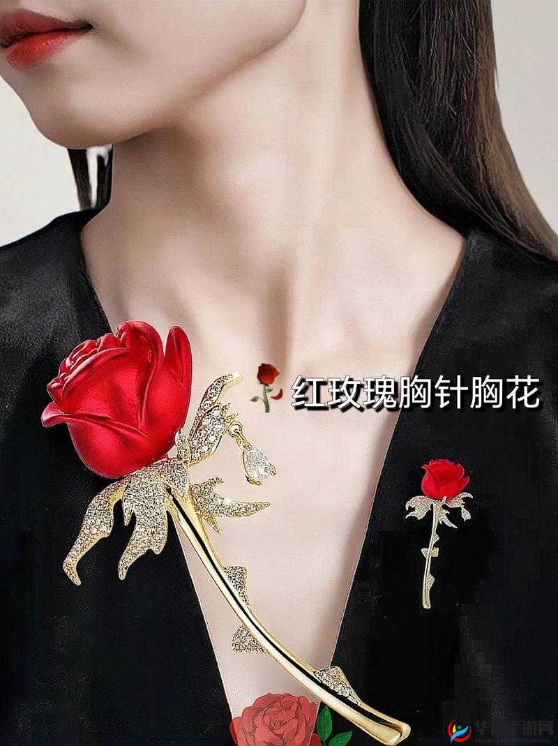 猎魔通缉令五星首饰玫瑰胸针，璀璨星光下的战斗瑰宝