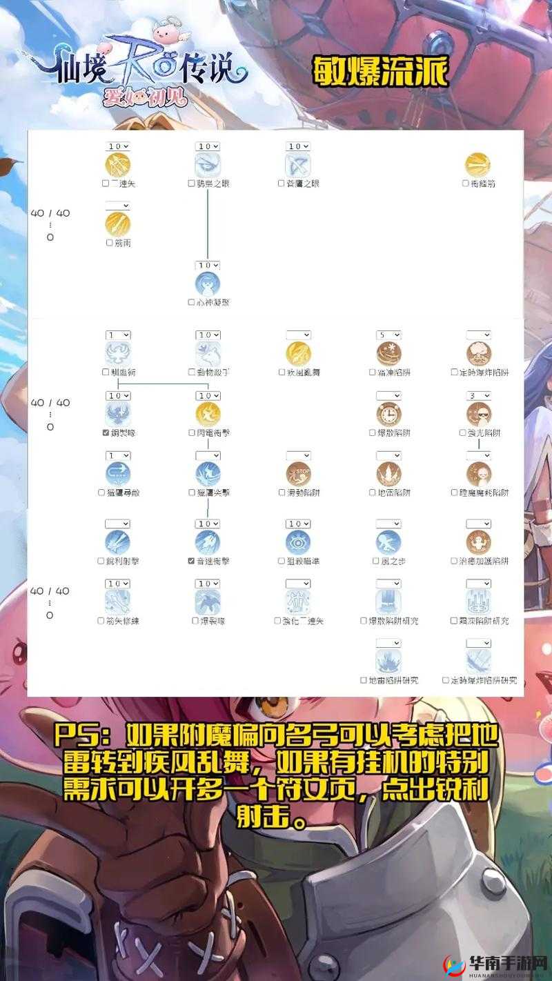 仙境传说RO手游ID神射手加点技巧分享