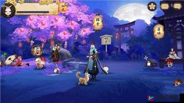 阴阳师手游纸鹤思语，樱花特效的浪漫时光