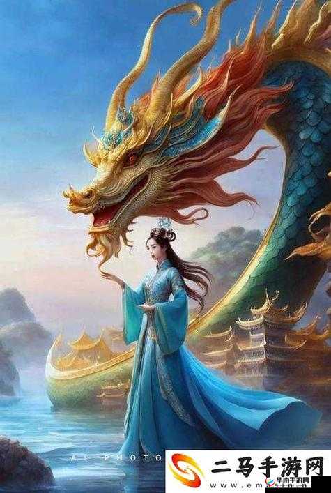 小龙女与那只巨大火龙的惊险刺激冒险之旅