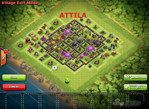 部落冲突智慧布局，揭秘护黑三大绝技，弹跳哥布林无所遁形