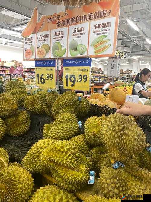 榴莲香蕉苹果哈密瓜水蜜桃等多种水果的缤纷盛宴