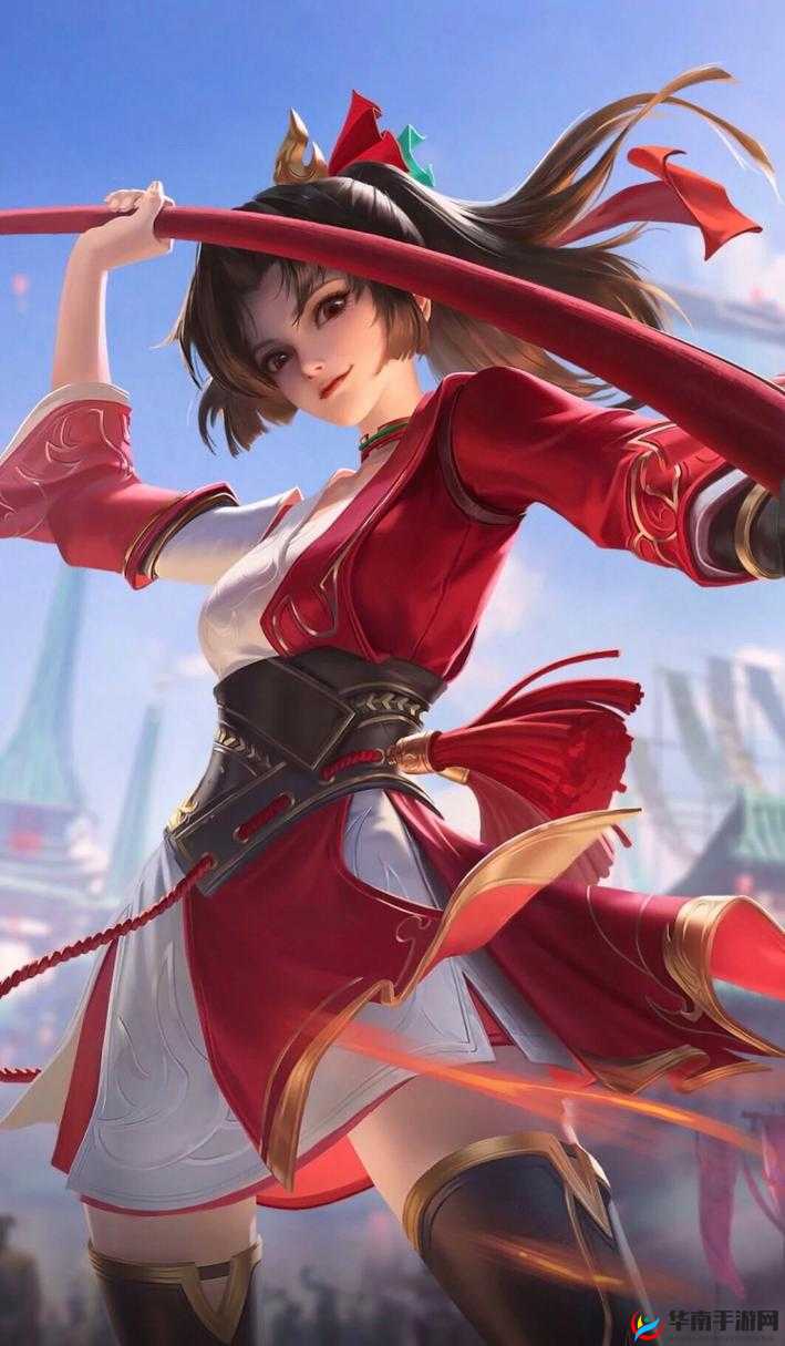 云缨灵动枪姿展英姿风采耀人