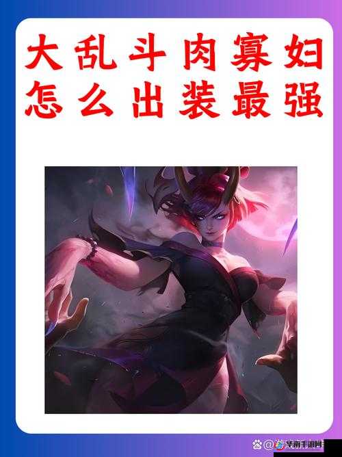 大乱斗肉寡妇怎么出装最强之详细攻略及玩法解析