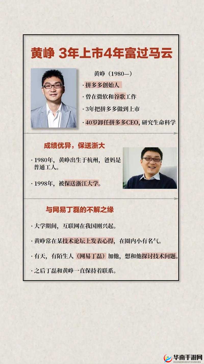 黄峥接连卸任 CEO 与董事长引发行业关注与思考