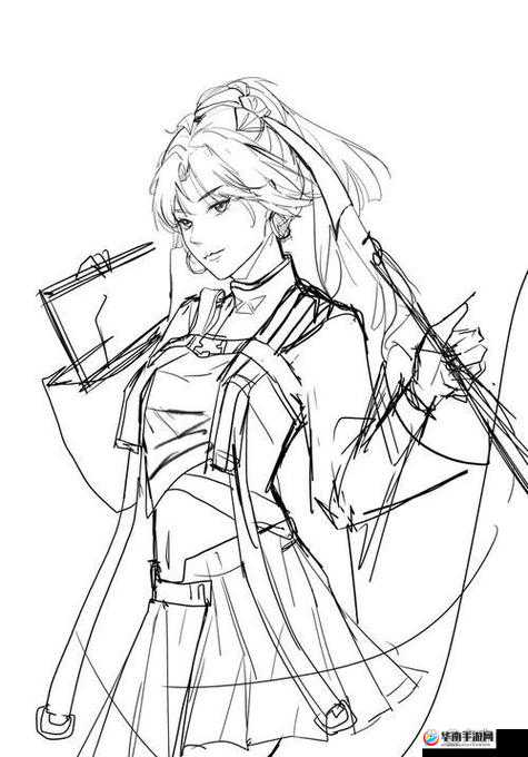 上官婉儿拿一支笔稿自己：描绘心中的锦绣画卷