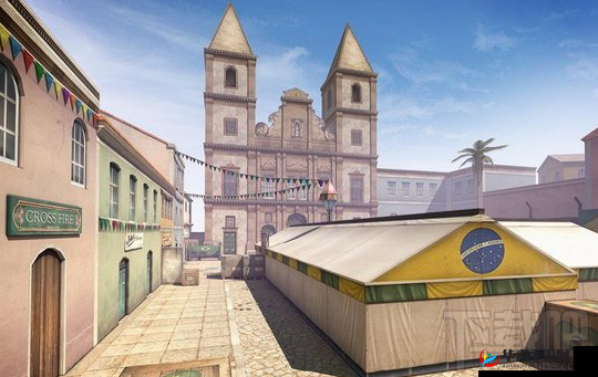 穿越火线手游桑巴小镇的主干道探索