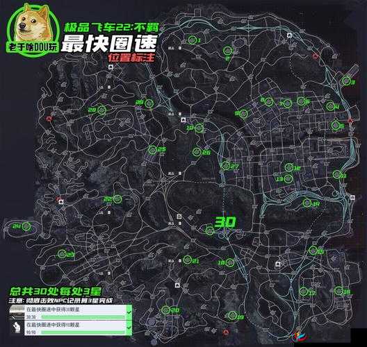 和平精英极速飞车赛道位置一览