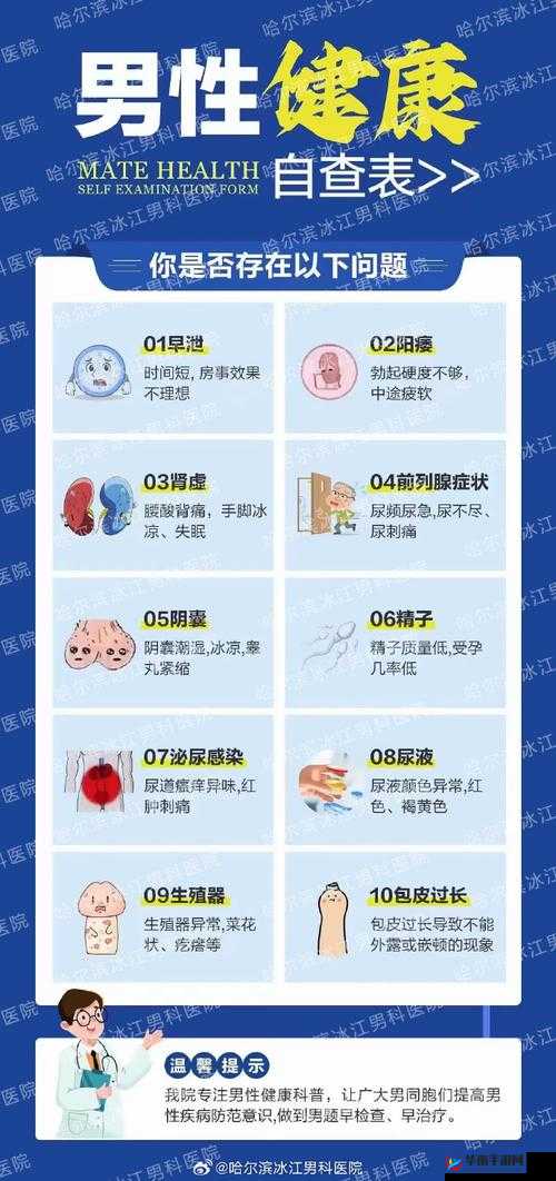 男性健康：探究男性生理特征与健康问题