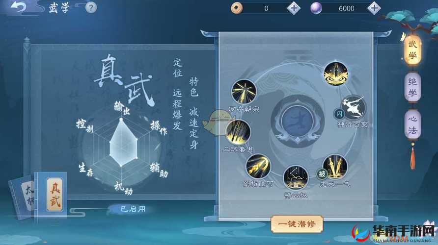 新笑傲江湖武当真武技能全解析与连招攻略