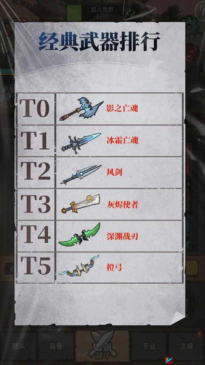 异化之地最强武器推荐与最强武器攻略