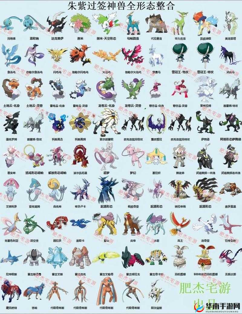 口袋妖怪火红神兽分布在哪里？神兽分布地点介绍