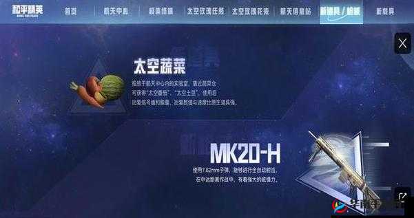 和平精英太空蔬果的奥秘与太空之旅玩法深度解析