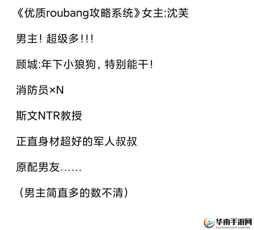 优质 RB 攻略系统芙芙饿了之精彩攻略全解析