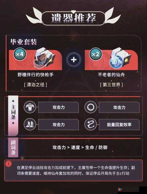 崩坏星穹铁道停云如何快速上手与培养
