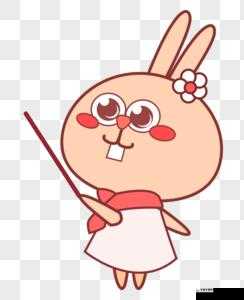 数学老师小兔子又萌又可爱：深受学生喜爱的教学精灵