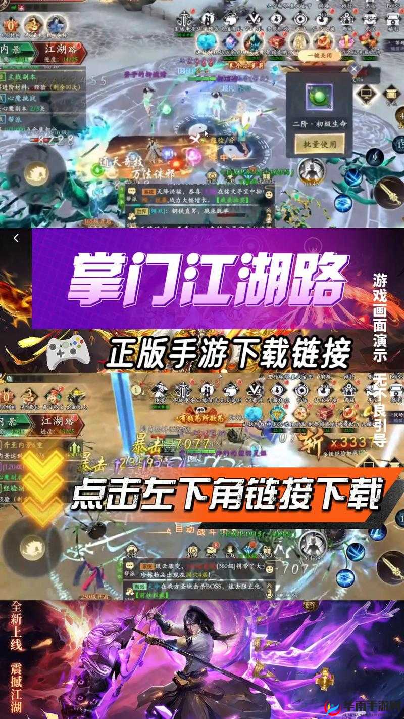 大掌门闯荡江湖秘籍，解锁高手进阶之路