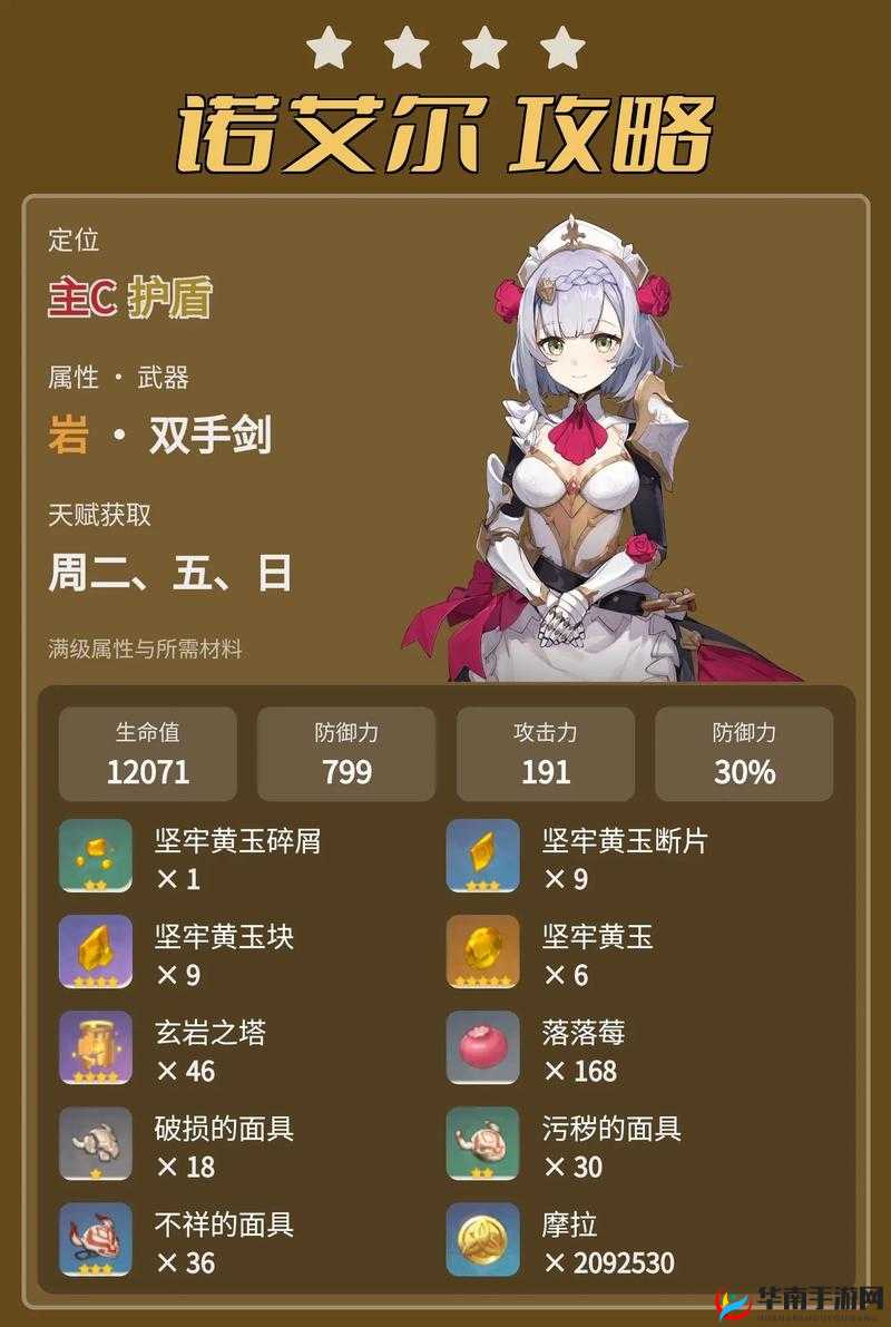 原神诺艾尔圣遗物四星怎么选择