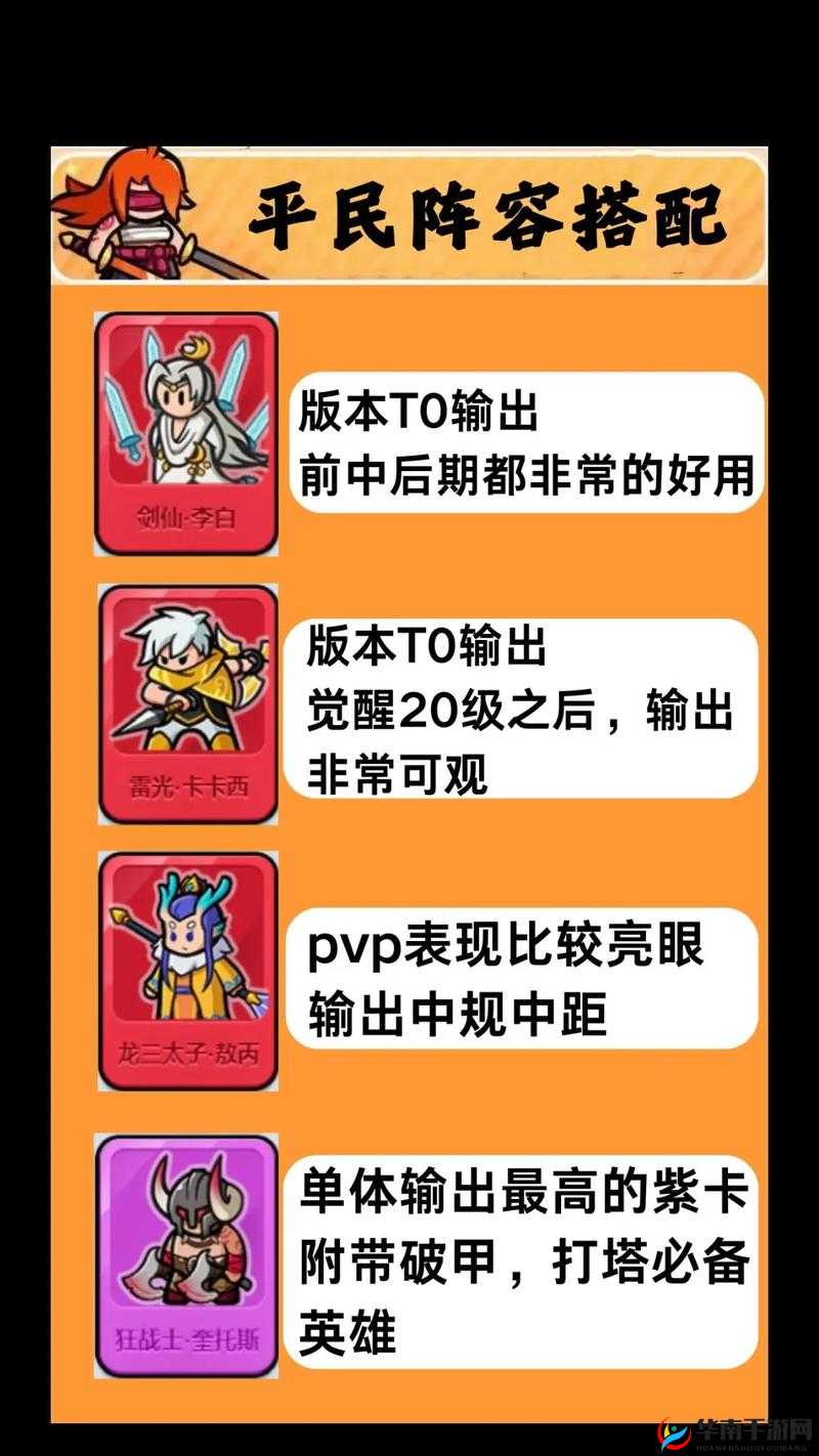 在王国纪元这款策略游戏中，平民玩家在选择英雄时需要综合考虑英雄的培养成本、实用性以及在不同场景下的表现。以下是一些适合平民玩家使用的英雄推荐，以及他们在游戏中的具体作用和搭配建议。