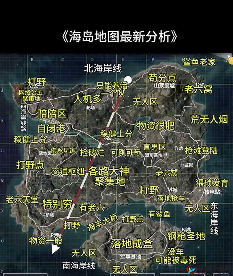 和平精英海岛地图，揭秘建筑物卡点技巧