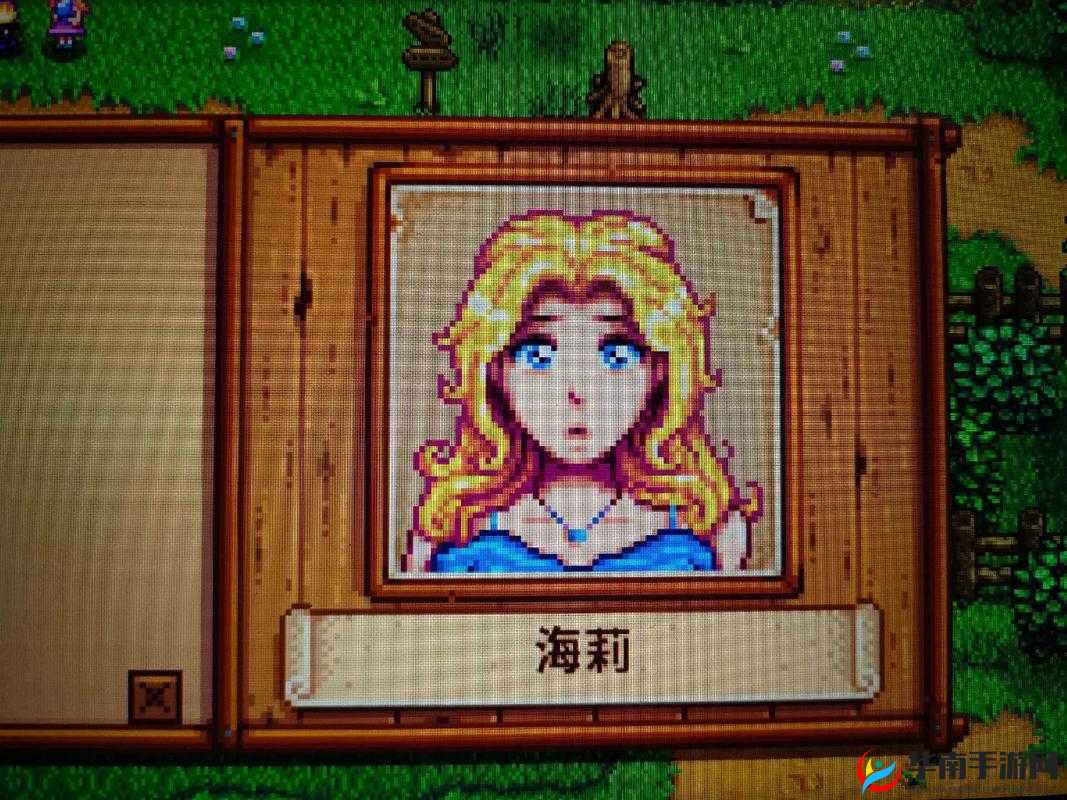 星露谷物语中的海莉，时尚与摄影的爱好者