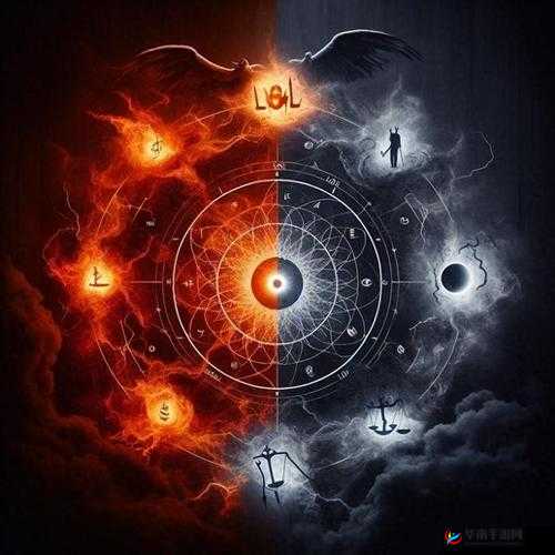 光明与黑暗图腾，象征与力量的交织