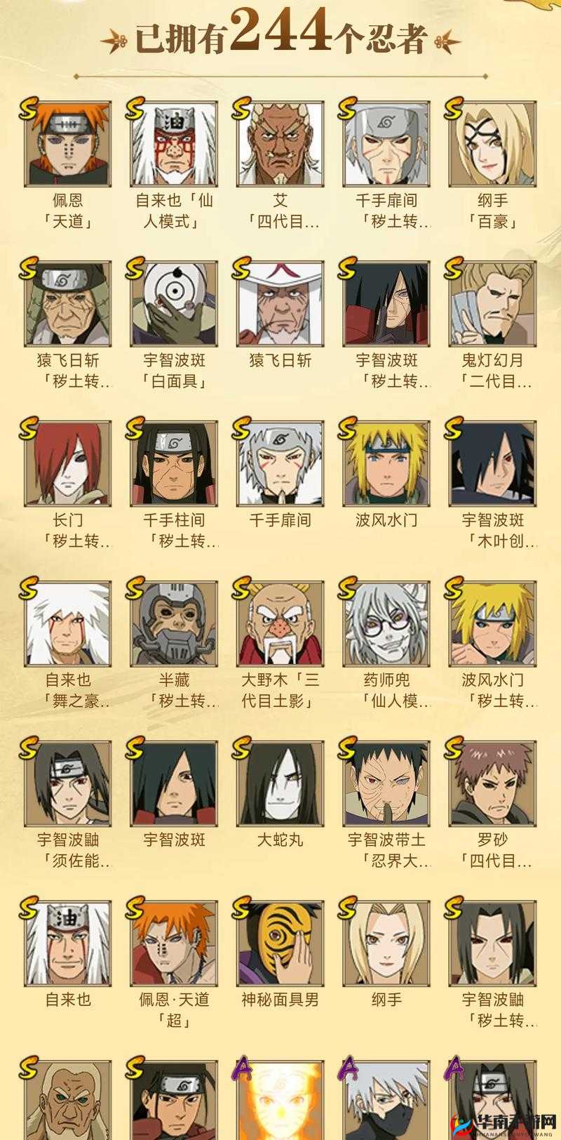 火影忍者手游PVP新手推荐忍者全解析