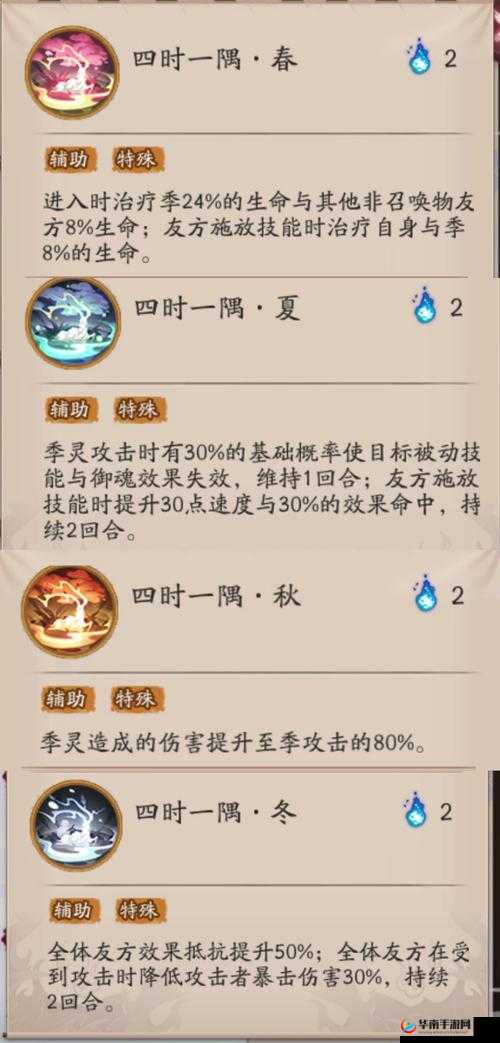 阴阳师SSR季技能详解