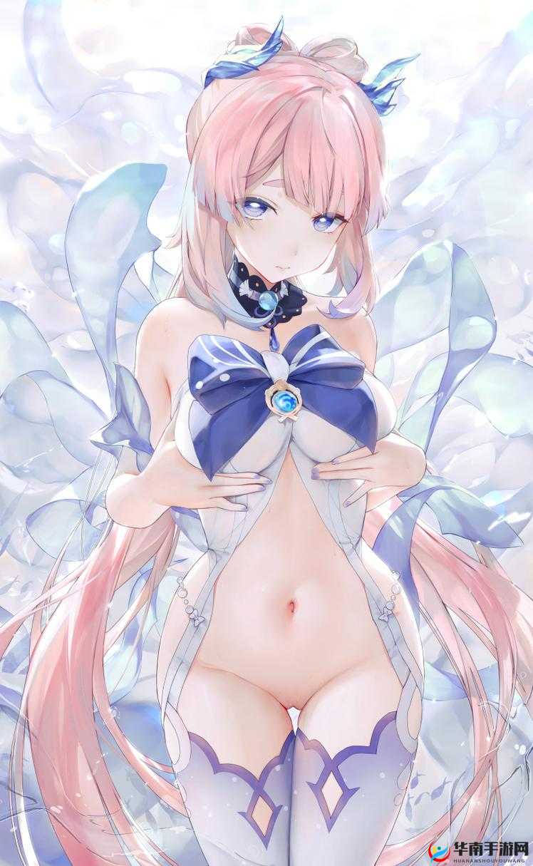 原神心海被旅行者扑倒，两人在沙滩上展开激烈运动