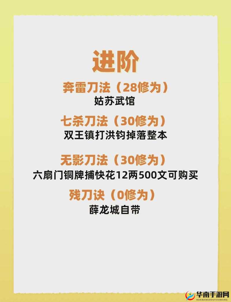 刀剑天下，解锁武功搭配的无限可能