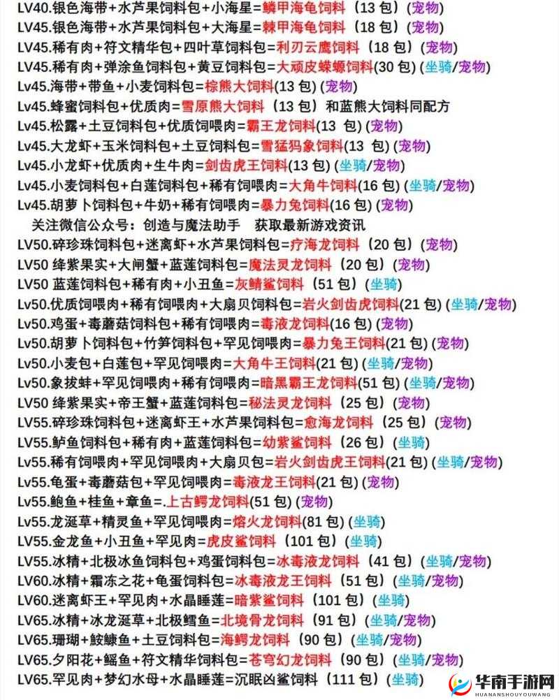 创造与魔法怎么喂坐骑吃东西