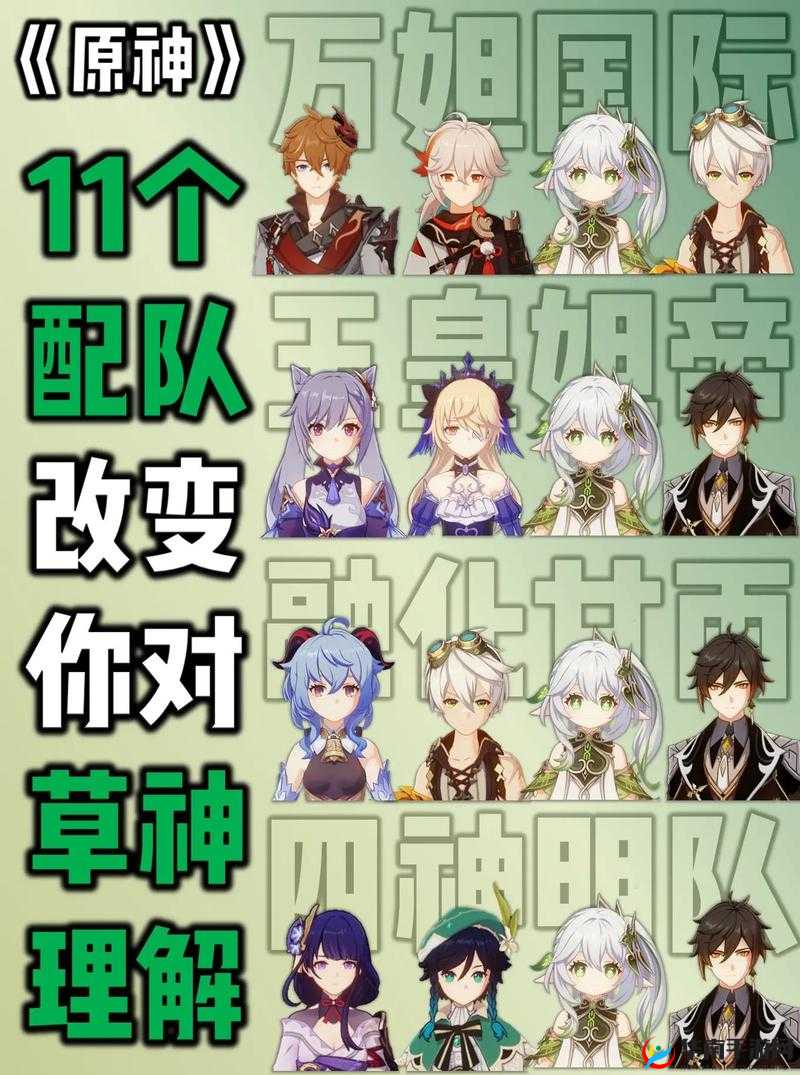 原神草主怎么配队